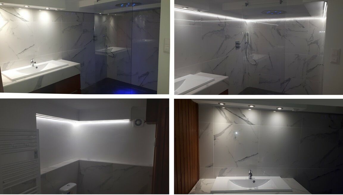 Fürdőszoba világítás tervezése